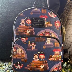 Disney Kids Pirate Adventure Backpack - Blue and Red